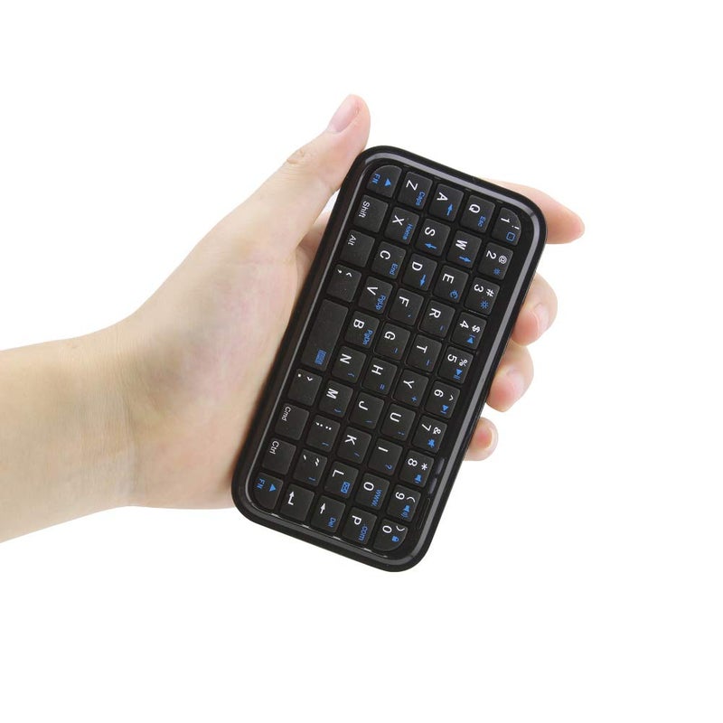 FLY WAY Bluetooth 3.0 Keyboard,Rechargeable Mini Slim Travel Size Wireless Pocket Keypad Small Portable 49 Keys Keyboard for PC Notebook Tablets Smartphones - Image 1